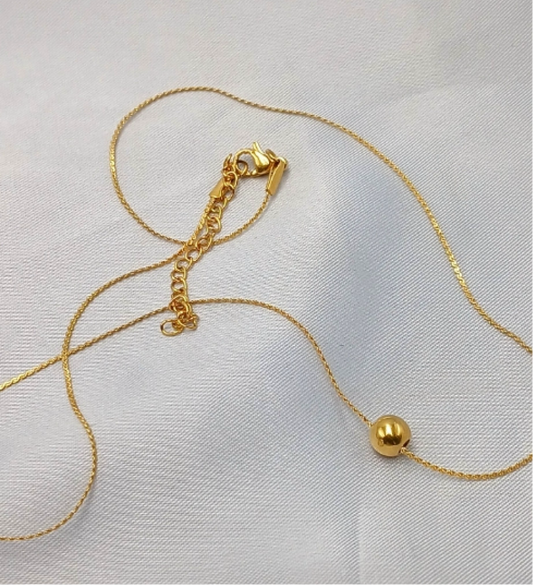 Dina Double Layer Non Tarnish Everyday Wear Necklace 16inches