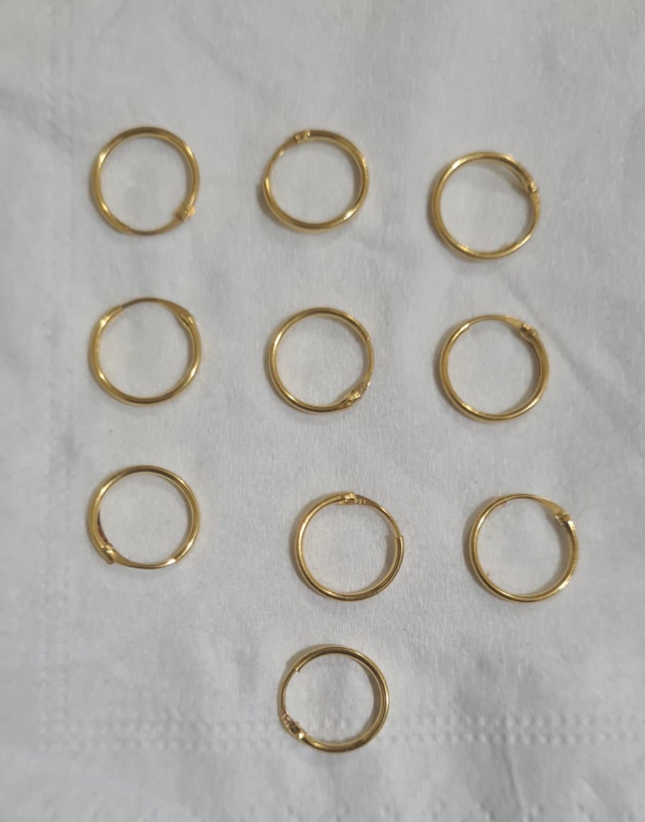 Denose 22 Karat Pure Gold Body Piercing Nose Ring