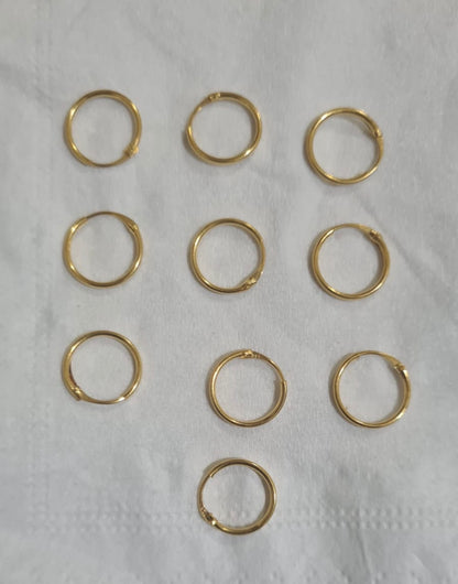 Denose 22 Karat Pure Gold Body Piercing Nose Ring