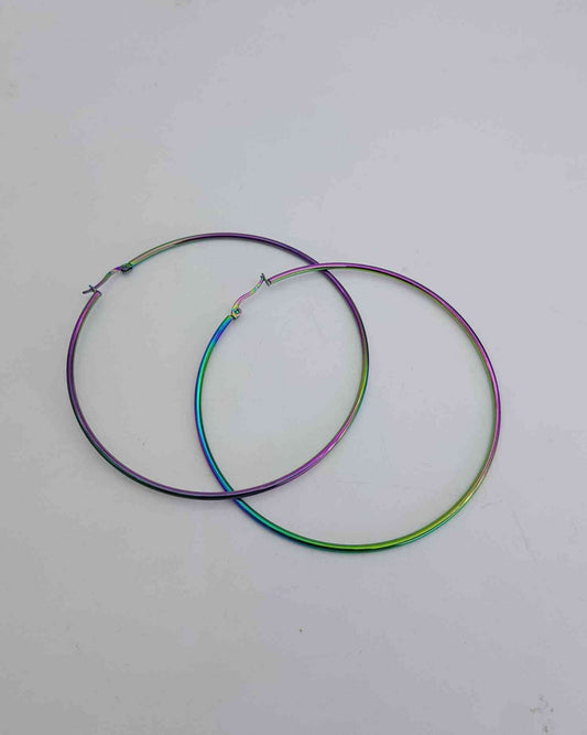 Desa Big Hoop Stainless Steel Non Tarnish Fashion Earrings