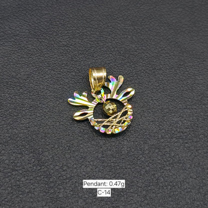 Degaak 18Karat Pure Gold Minimalist Pendant