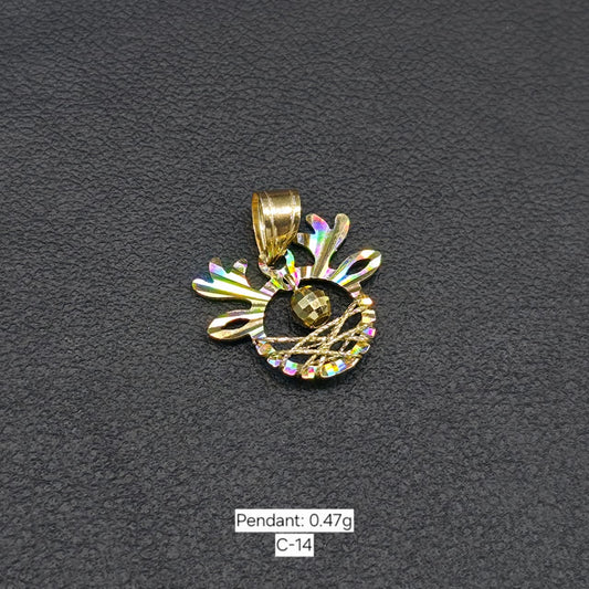 Degaak 18Karat Pure Gold Minimalist Pendant