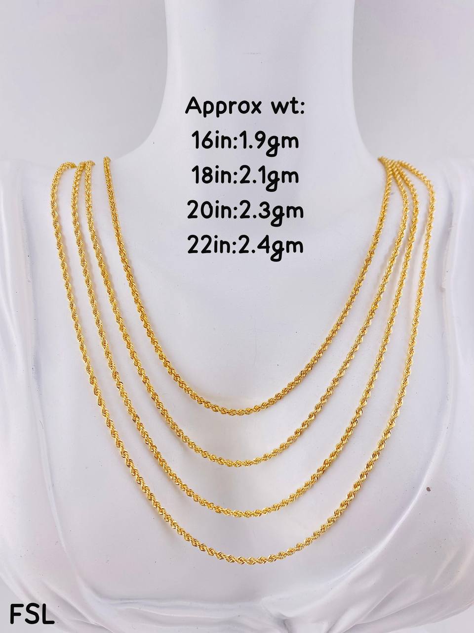Degak 18Karat Pure Gold Chain