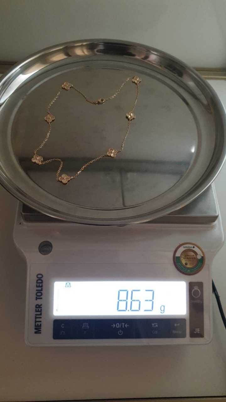 Diigaff 18K Solid Gold Instant Chain Necklace