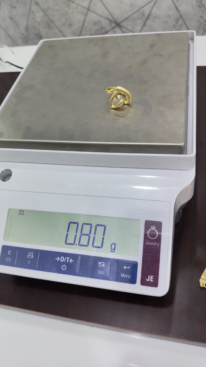 18K Solid Gold Heart Fashion Ring For Women | 0.8g | Sizes 7 & 8 (Extra Extra)