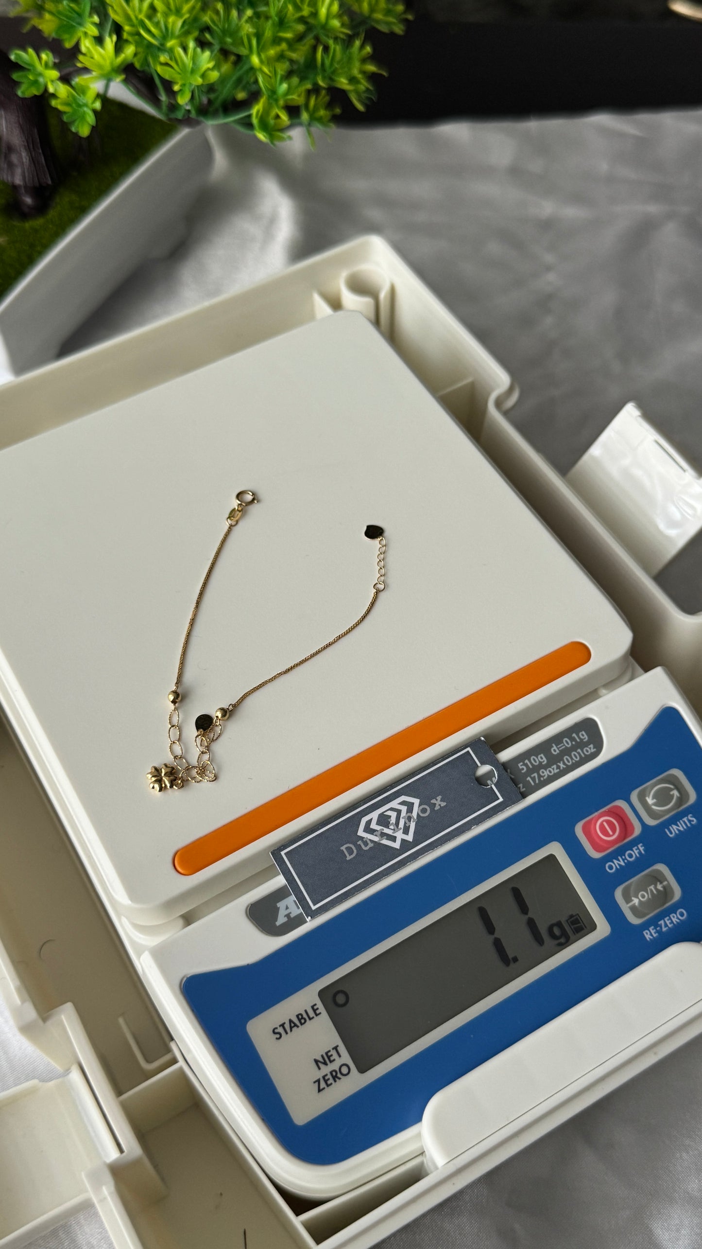 18K Solid Gold Dainty Lightweight Bracelet | Very Fragile (1g) (Extra)