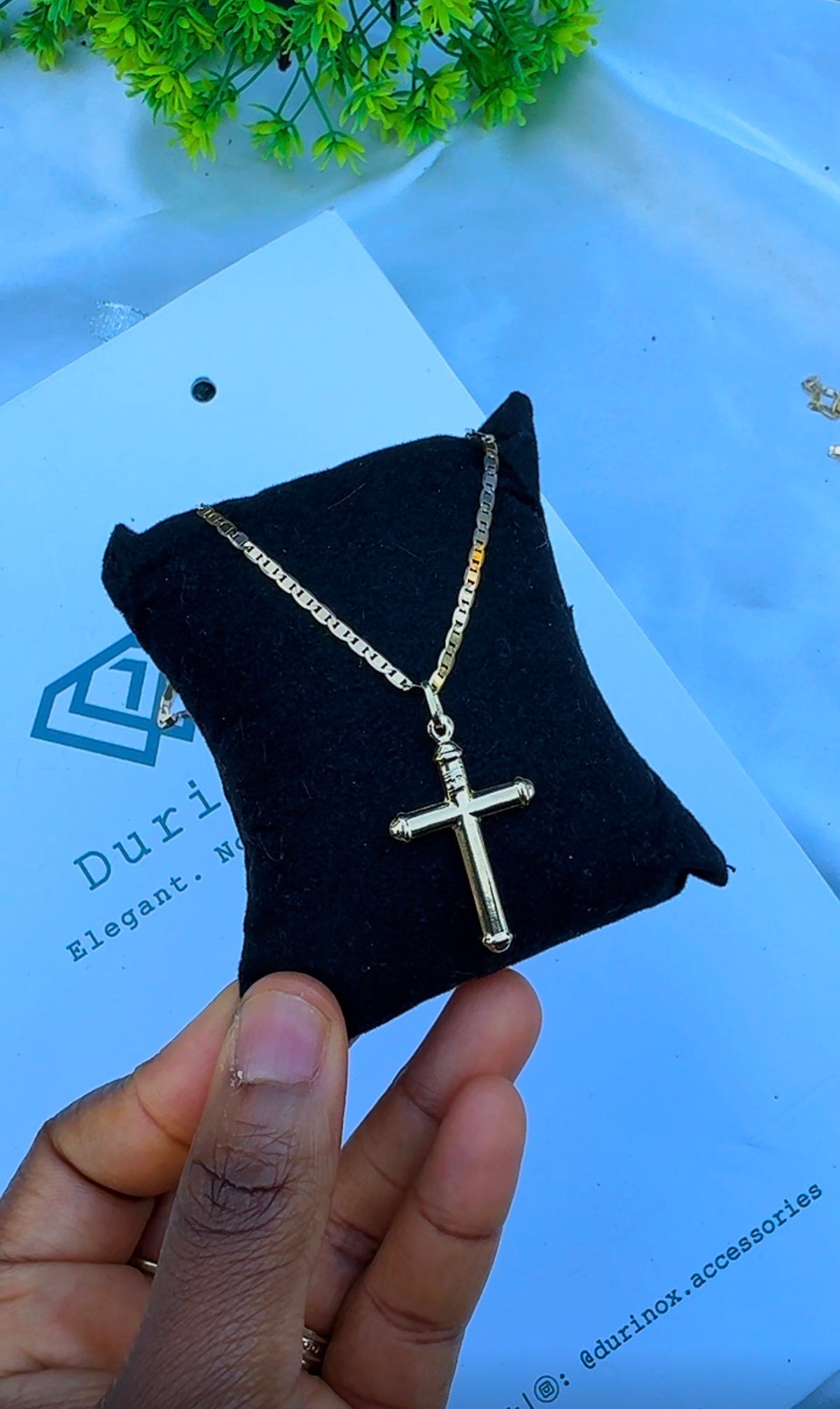 18K Solid Gold Blade Chain | 18”-3.8g | 20”-4.2g