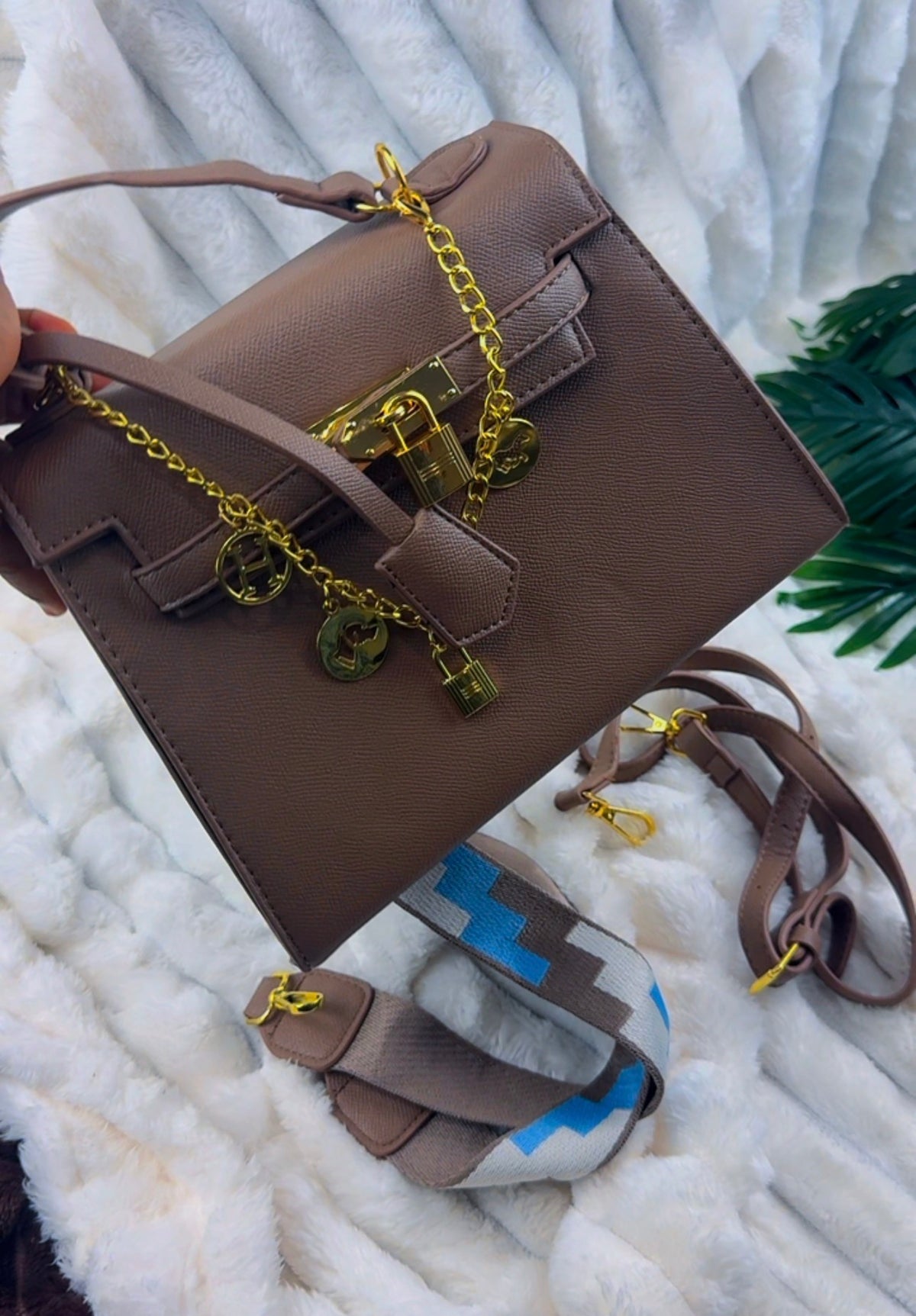 Brown Structured Women's Handbag {Medium} | LARYZ Everyday 009 | Medium