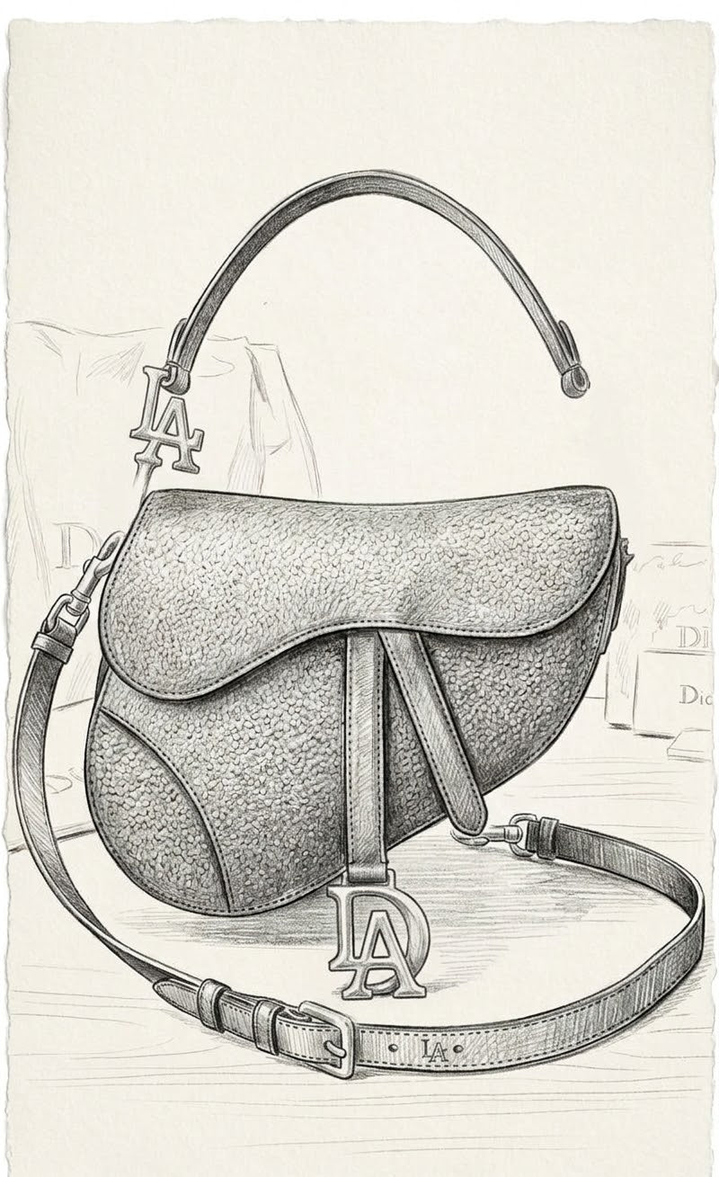 Black Brown Monogram Calfskin Leather Bag LASi011