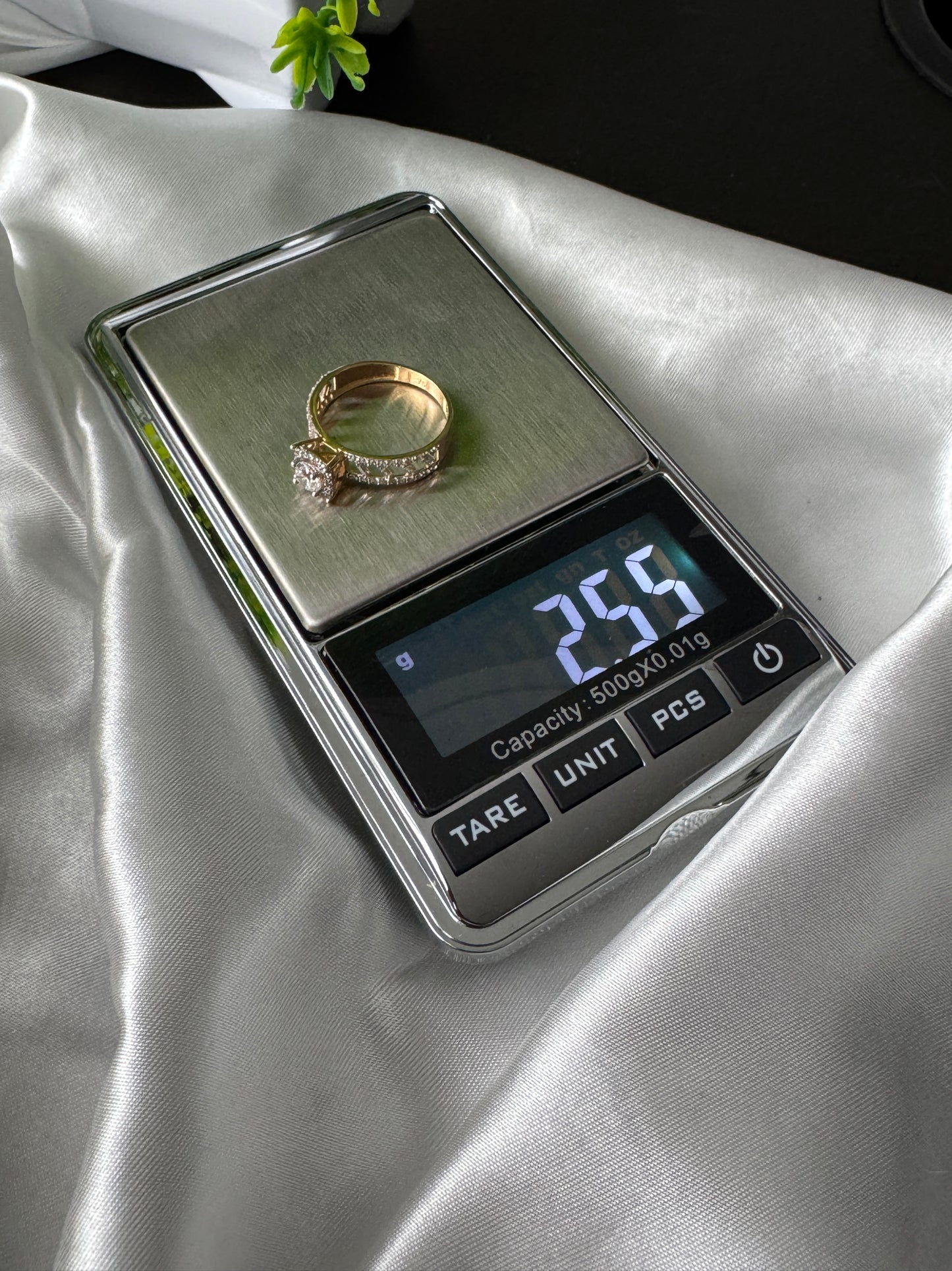 18 Karat Solid Gold Engagement Rings For Women | Sizes 7&7.5 | 2.5g
