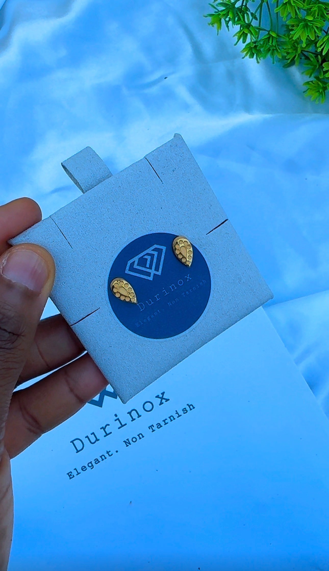 21K Solid Gold Stud Earrings Collection | High-Purity Gold⁠ | Lightweight 0.9g - 1.1g