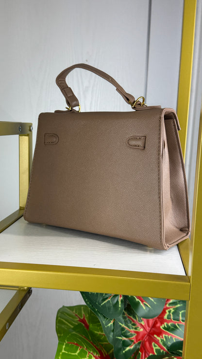 Brown Structured Women's Handbag {Medium} | LARYZ Everyday 009 | Medium