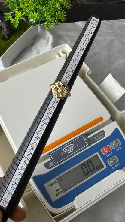18K Solid Gold Chunky Fashion Rings For Women- Lightweight 1g or Less (Extra Extra)