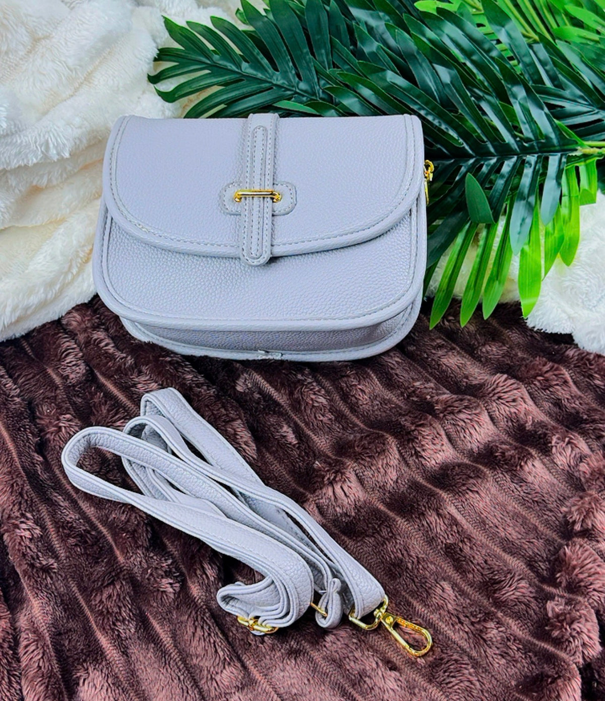 Lilac Structured Flap Women’s Wallet | Handbag -034