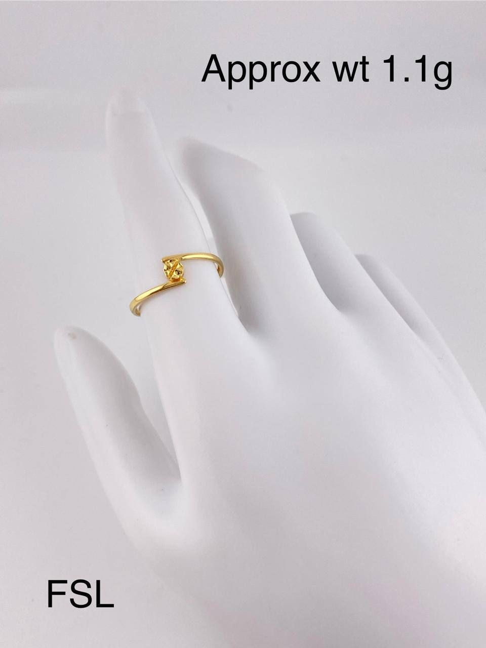 Defap 18 Karat Pure Gold Rings