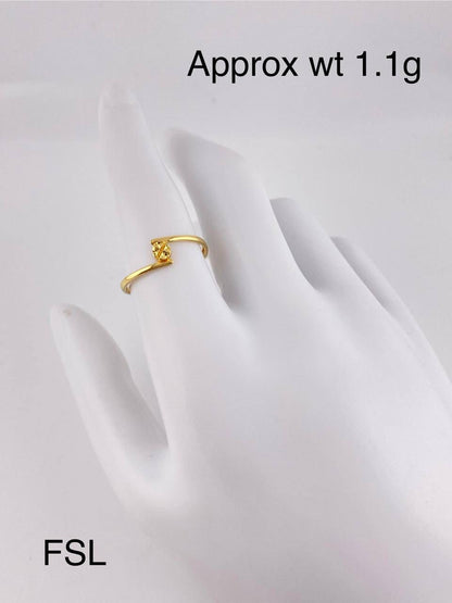 Defap 18 Karat Pure Gold Rings