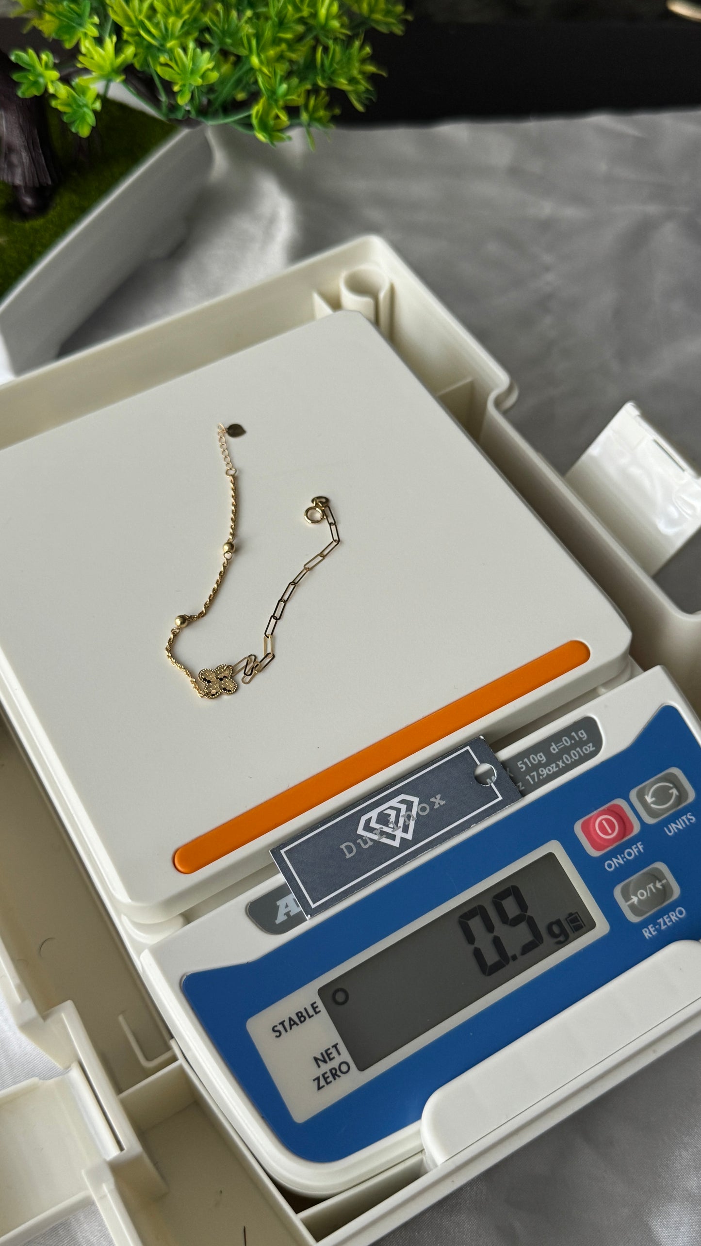 18K Solid Gold Dainty Lightweight Bracelet | Very Fragile (1g) (Extra)