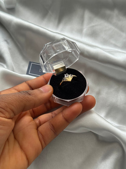 Degaq 18Karat Real Gold Ring