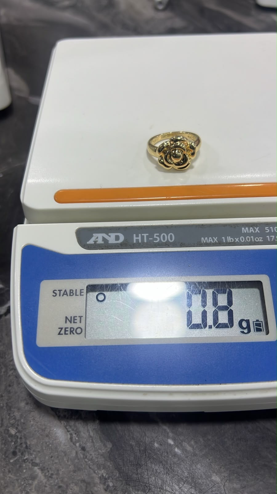 18K Solid Gold Chunky Fashion Rings For Women- Lightweight 1g or Less (Extra Extra)