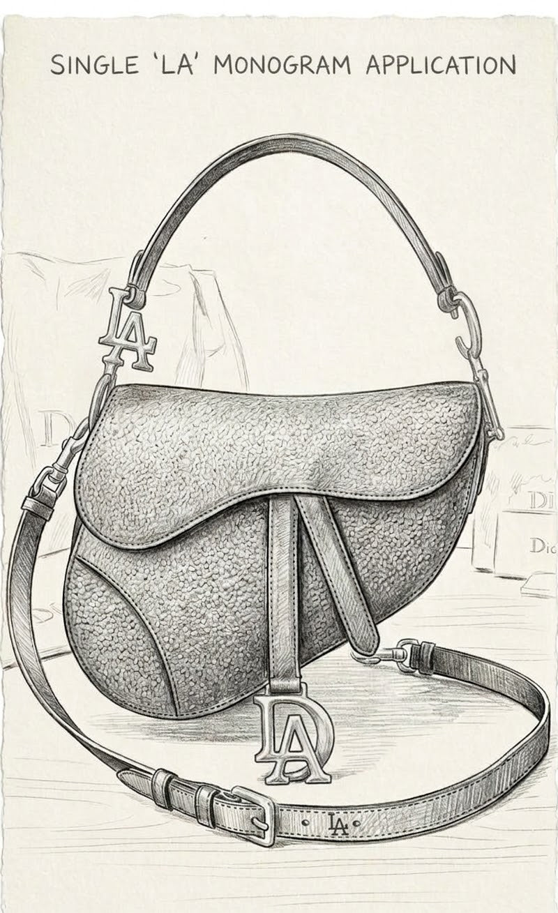 Black Brown Monogram Calfskin Leather Bag LASi011