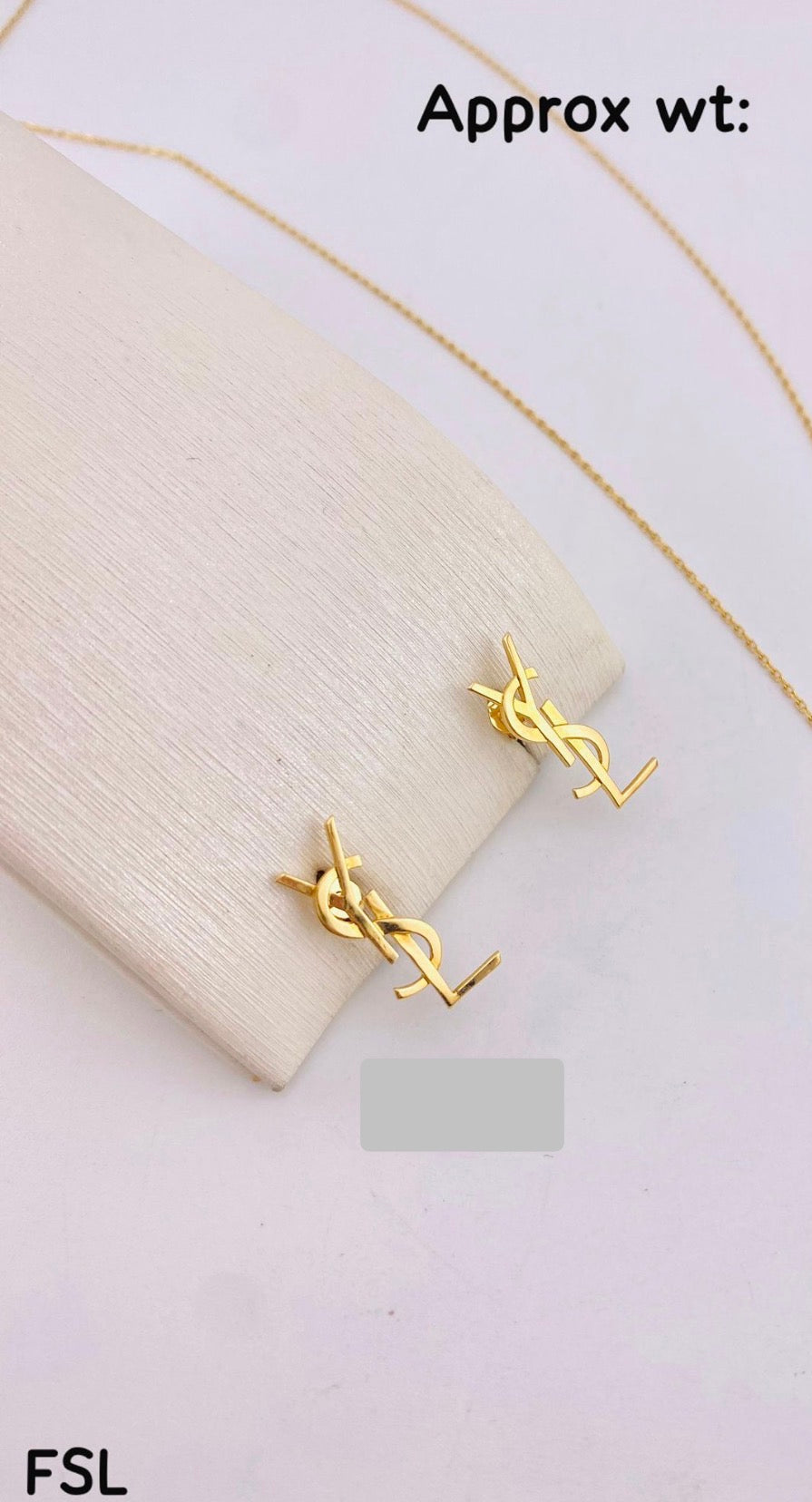 Diigag 18ct Real Gold Clip Earrings (18K Extra)