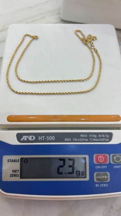 Degak 18Karat Pure Gold Chain