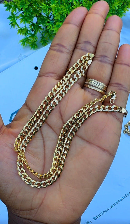 18K Solid Gold Cuban Bracelet – 3.1g - 8.5 Inches