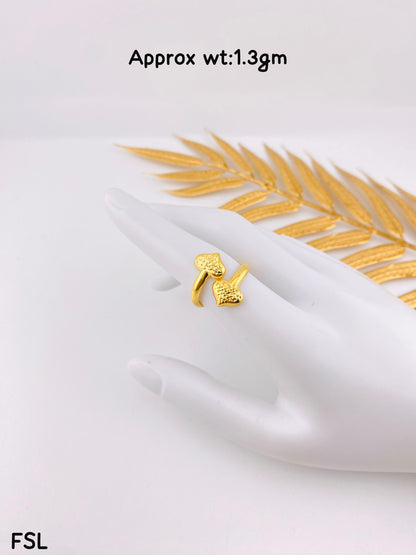 Defap 18 Karat Pure Gold Rings