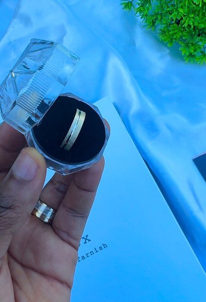 18 Karat Real Gold Rings | Unisex Wedding Band