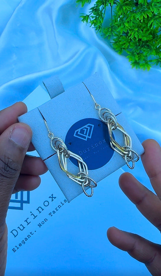 18 Karat Real Gold Drop Earrings | 2.4g
