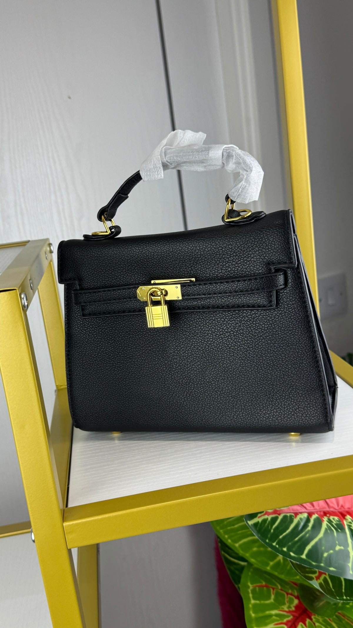 Black Structured Women's Handbag | LARYZ Everyday - 023 | Small-Medium