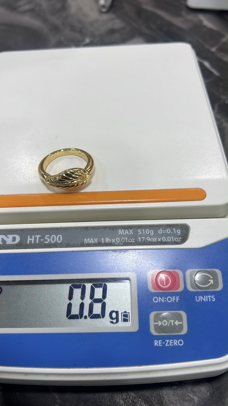 18K Solid Gold Chunky Fashion Rings For Women- Lightweight 1g or Less (Extra Extra)