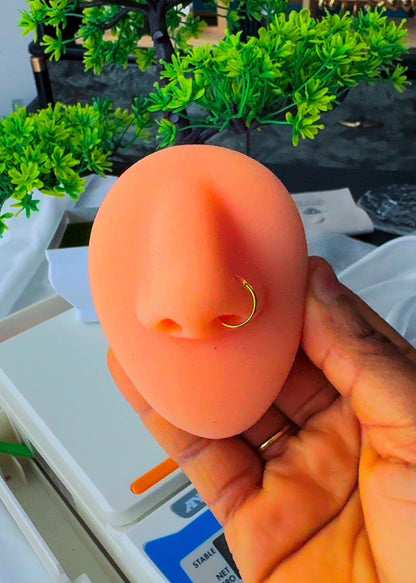 Denose 22 Karat Pure Gold Body Piercing Nose Ring