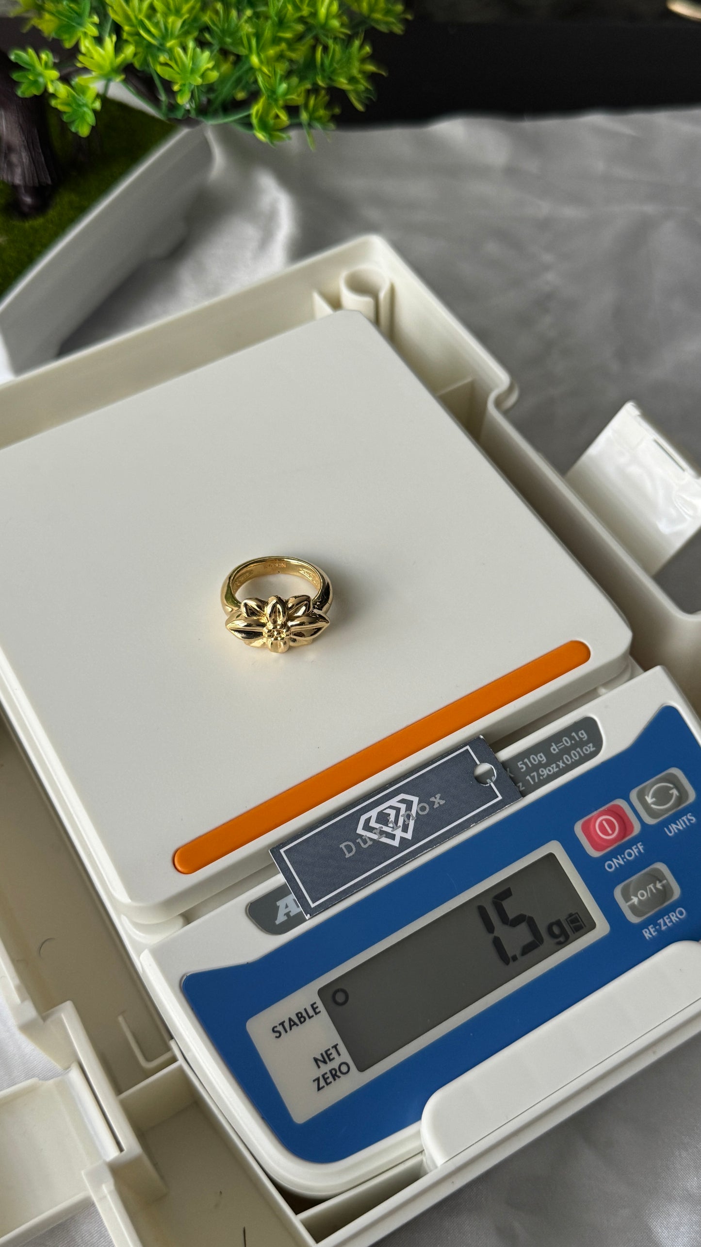 18K Solid Gold Chunky Fashion Rings For Women- Lightweight 1g or Less (Extra Extra)