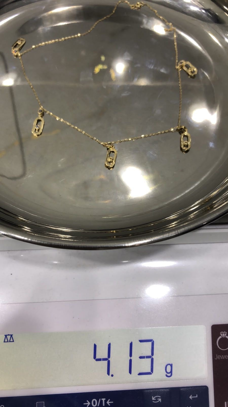 18K Solid Gold Instant Chain Necklace | 16 Inches | 4.1g