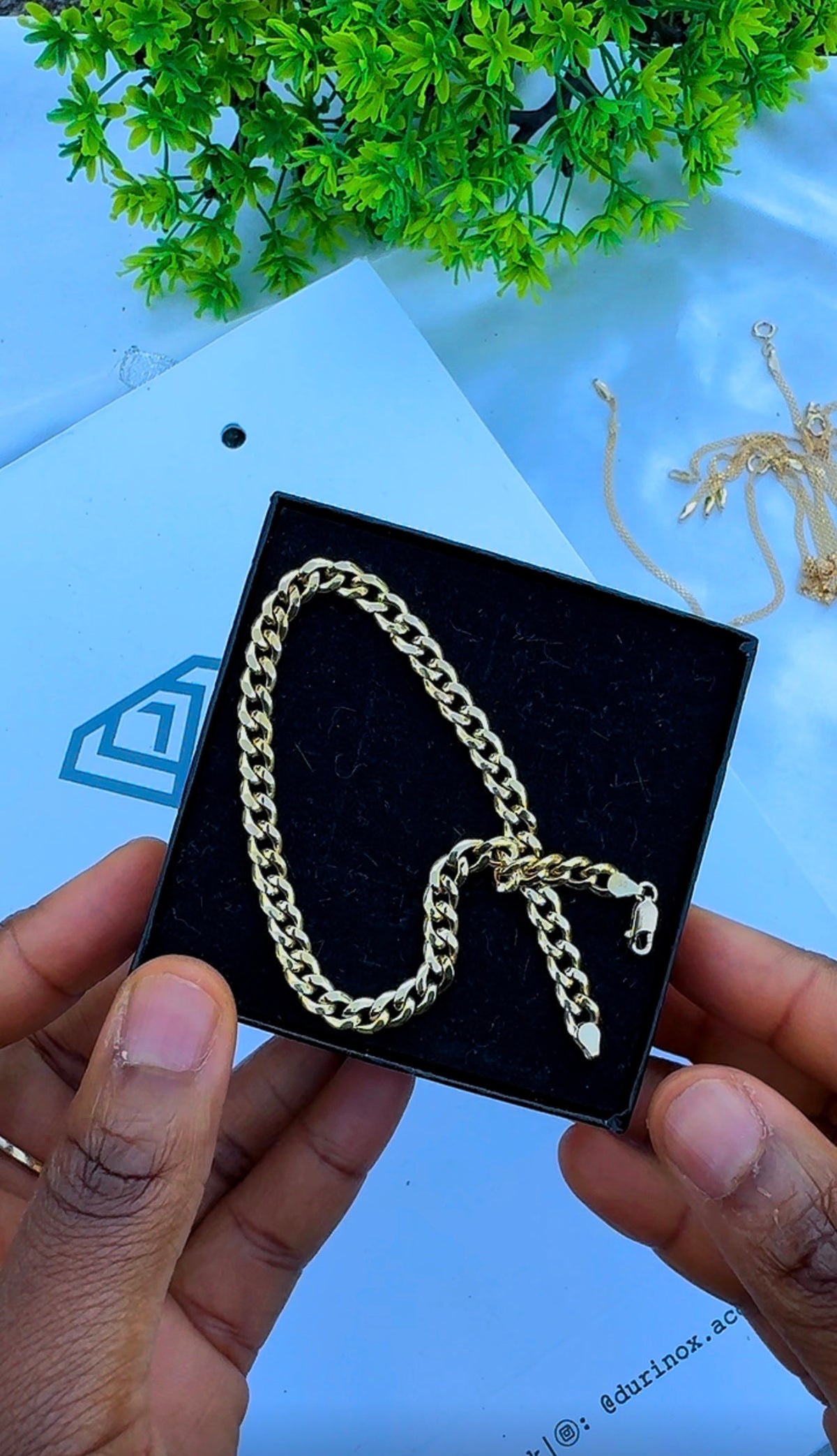 18K Solid Gold Cuban Bracelet – 3.1g - 8.5 Inches