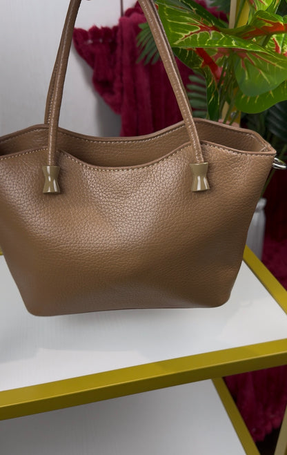 Brown Tote Women's Handbag | LARYZ Everyday - 017 | Small-Medium