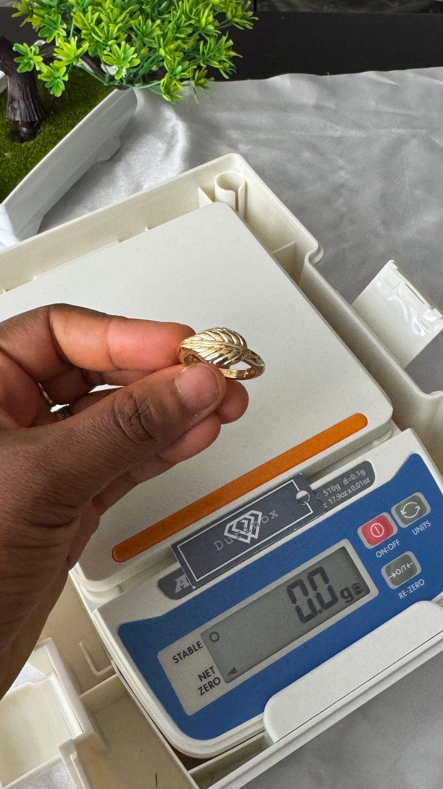 18K Solid Gold Chunky Fashion Rings For Women- Lightweight 1g or Less (Extra Extra)