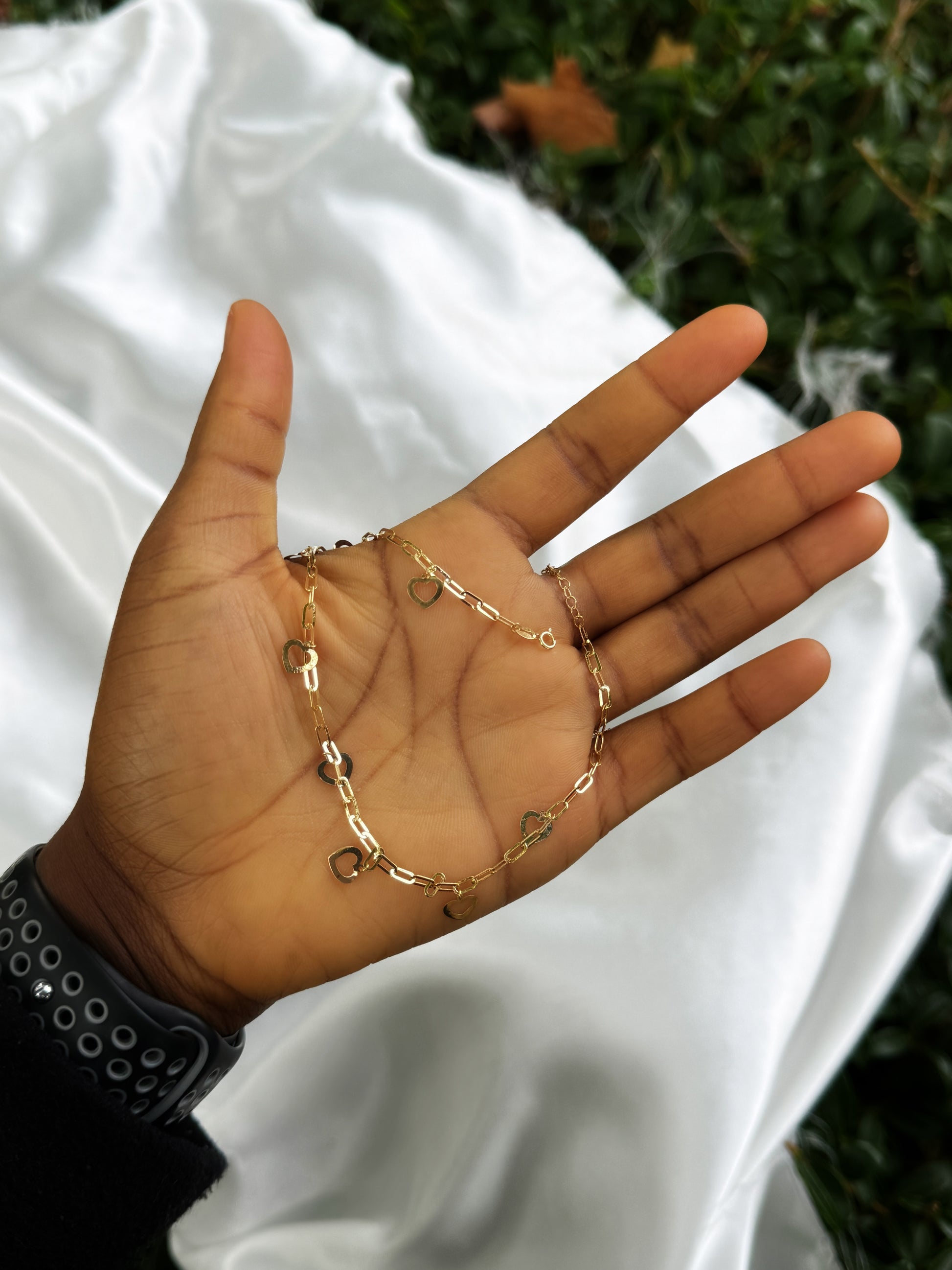 Order Degar 18Karat Pure Gold Charm Anklets