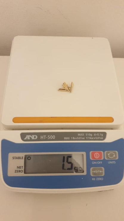 Diigac 18K Pure Gold Earrings & Necklace Set