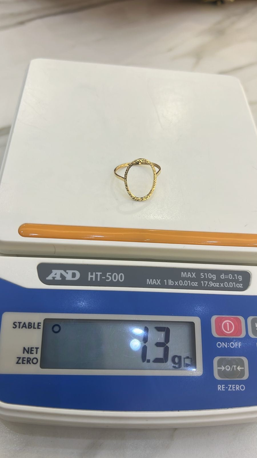 Deggam 18ct Solid Gold Women Fashion Rings