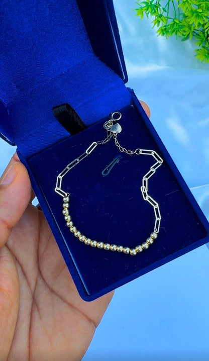 18K Solid Gold Dainty Lightweight Bracelet | Very Fragile (1g) (Extra)