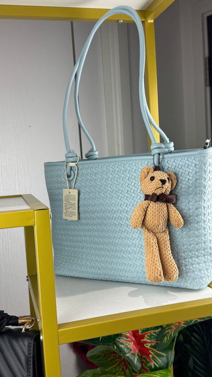Blue Woven Shoulder Bag {BIG} | LARYZ Everyday 003 | Big