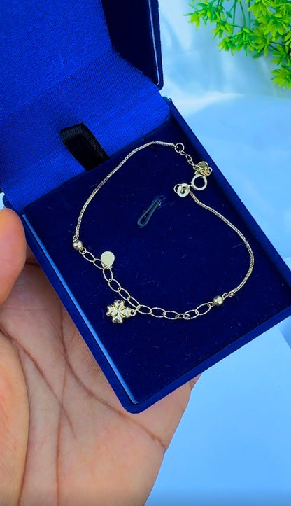 18K Solid Gold Dainty Lightweight Bracelet | Very Fragile (1g) (Extra)