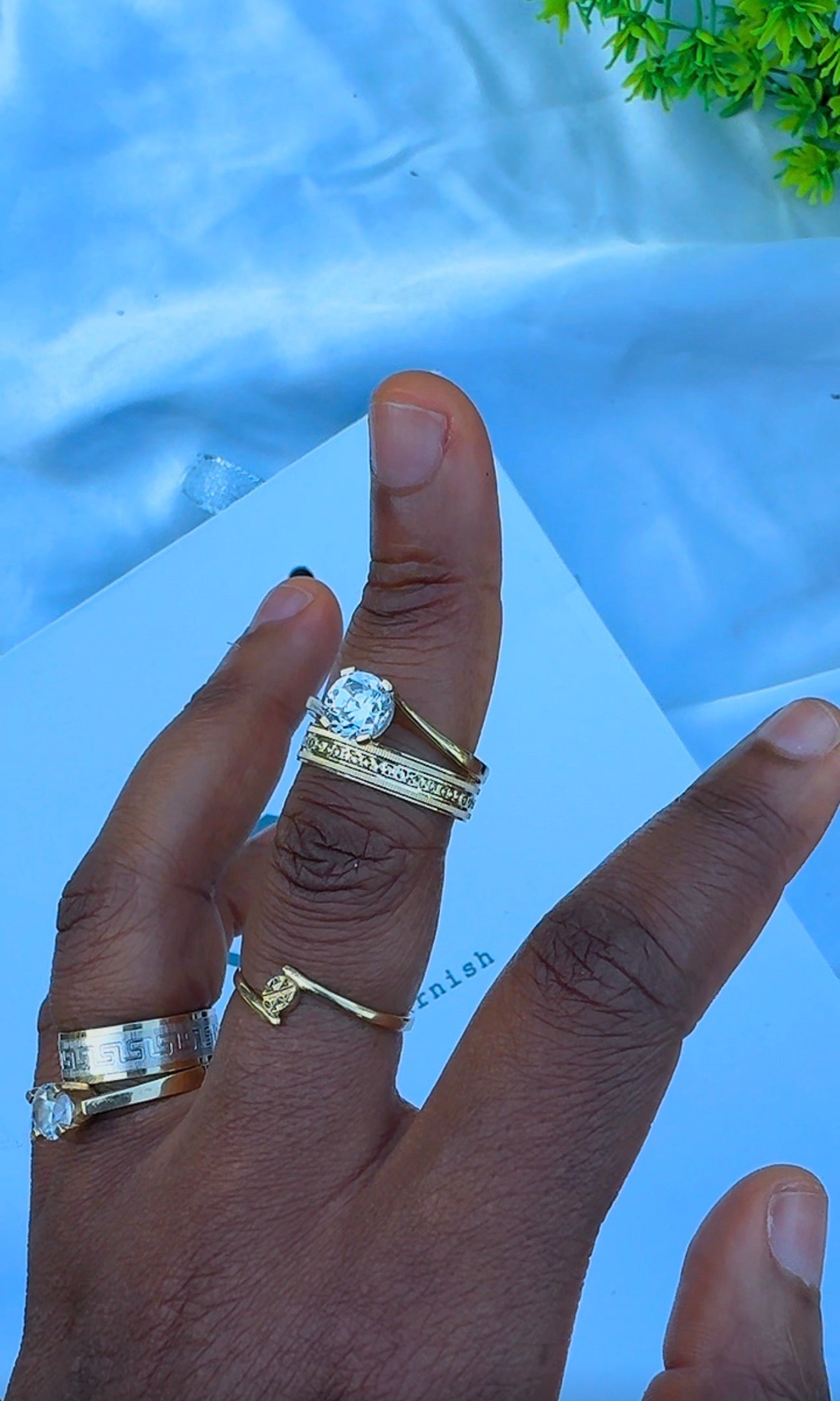 18K Solid Gold Textured Classic Unisex Wedding Band (1.7 Grams)