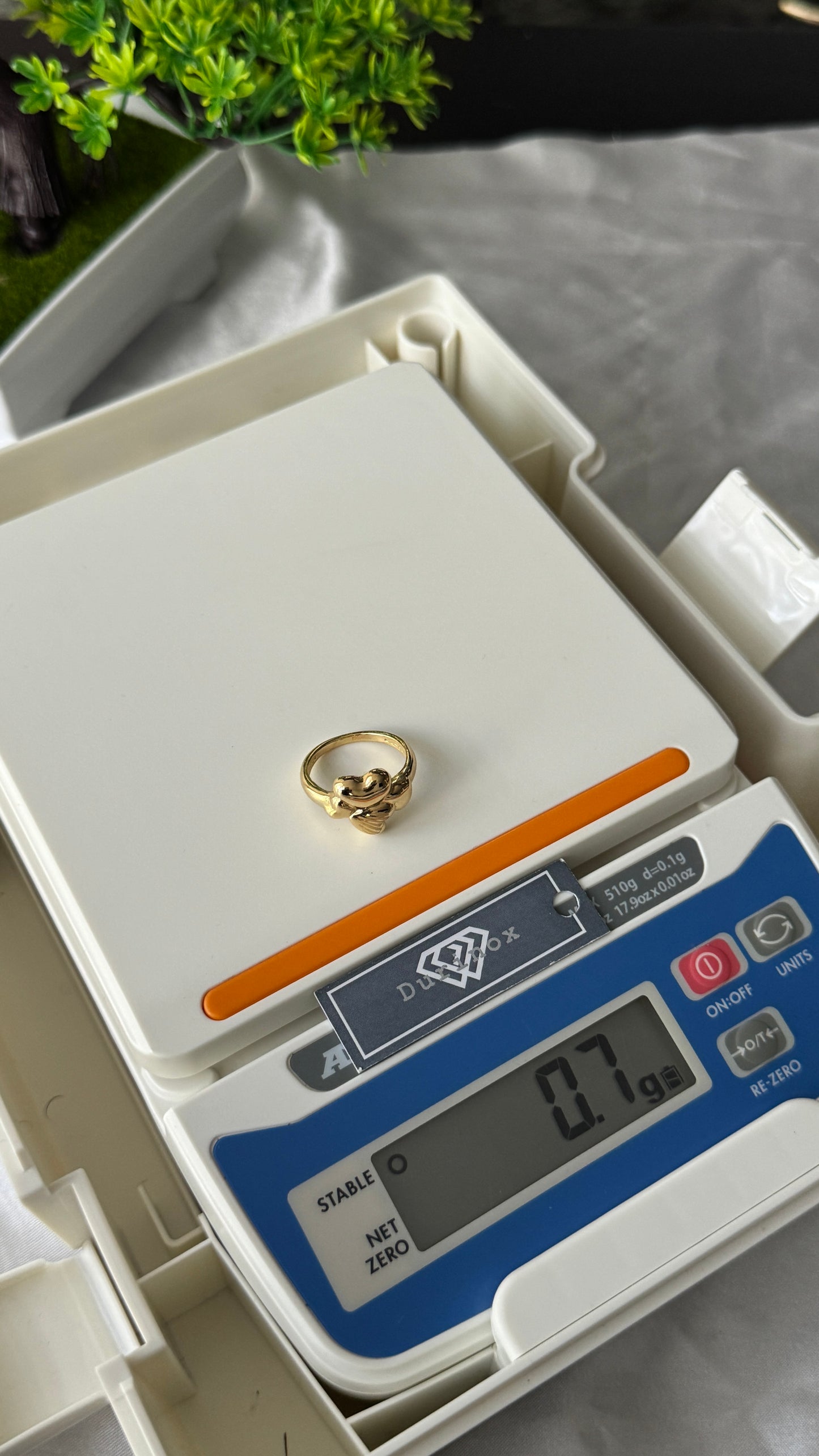 18K Solid Gold Chunky Fashion Rings For Women- Lightweight 1g or Less (Extra Extra)