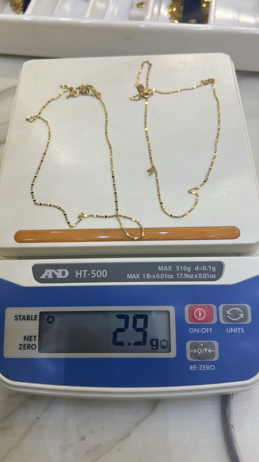 Degacc 18 karat Pure Italian gold Chain