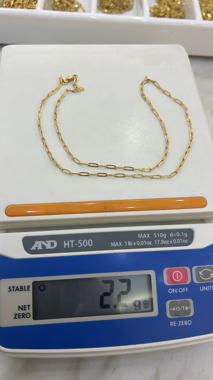 Dufag 18ct Solid Gold Chain