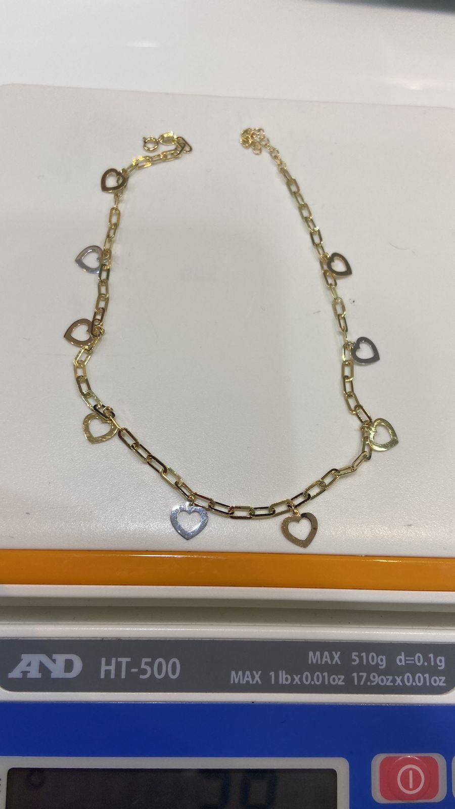 Order Degar 18Karat Pure Gold Charm Anklets