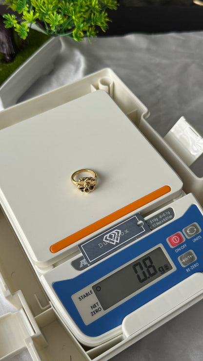 18K Solid Gold Chunky Fashion Rings For Women- Lightweight 1g or Less (Extra Extra)